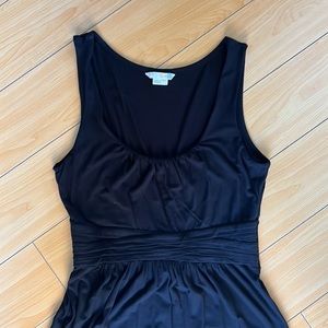 Boden black sleeveless maxi dress